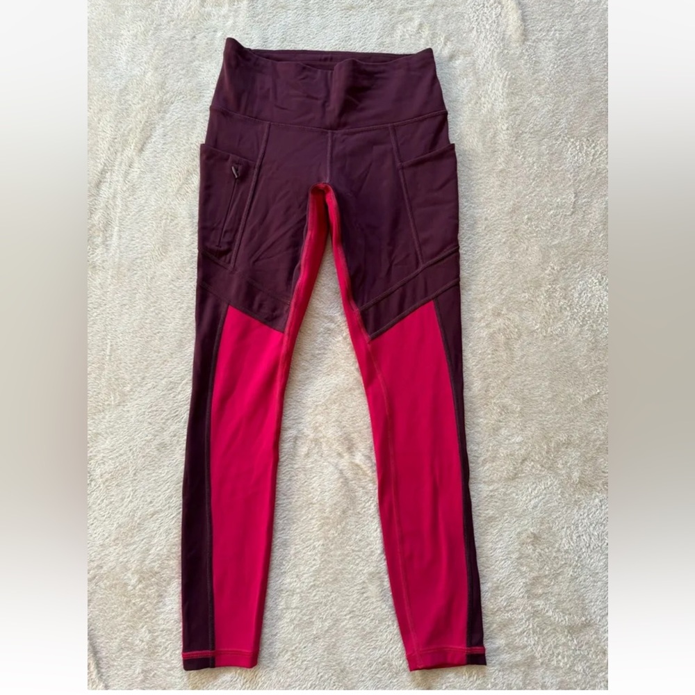 Athleta All In Structure‎ 7/8 Tight Auberge Compression Yoga Leggings Size Small